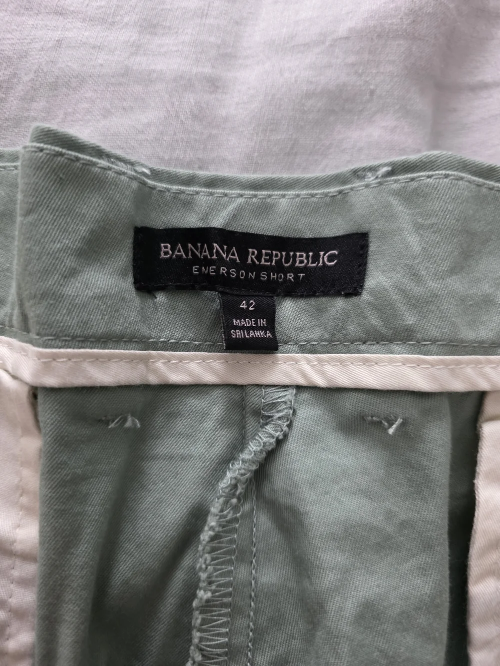 Banana Republic Mens Mint Green Shorts 42